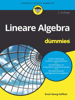 cover image of Lineare Algebra f&uuml;r Dummies